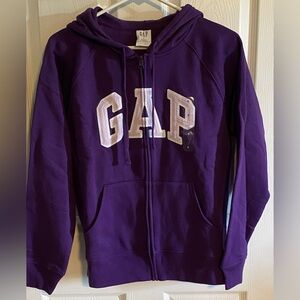 GAP Zip Up Hooded Sweatshirt